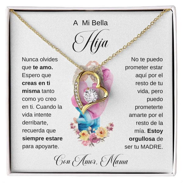Collar Corazón Amor Eterno