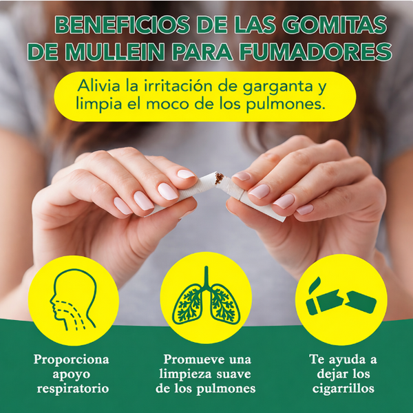 RespiraFuerte Gominolas Naturales Desintoxicantes Pulmonares
