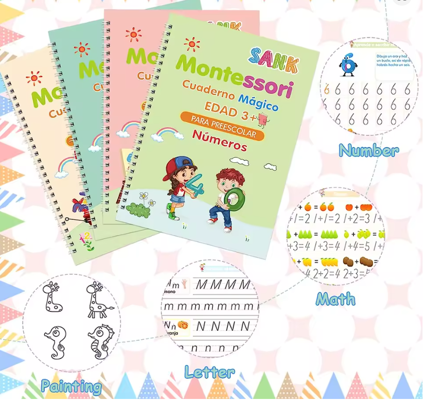 ReEscribeMagia™ | Cuaderno Mágico de Aprendizaje. OFERTA 2x1