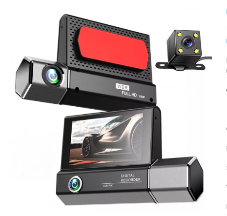 Cámara Automotriz Multifunción con Grabación Full HD