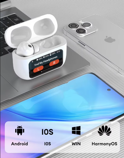 Auriculares A9 Pro Pantalla Táctil