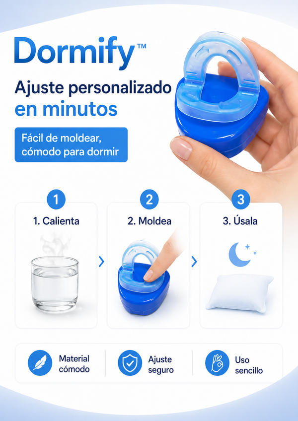 Dormify™  Boquilla Anti-Ronquidos Pro Confort Sueño Profundo