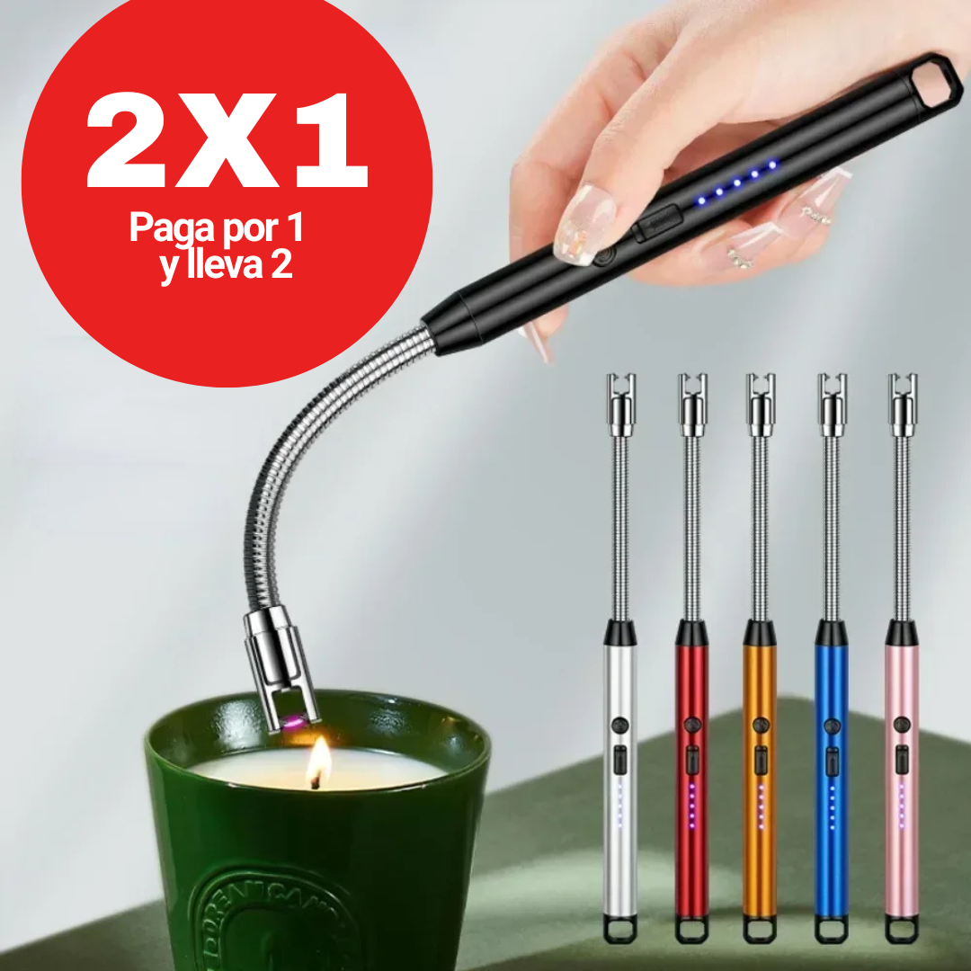 2x1 FlameMaster™ |Encendedor USB Recargable