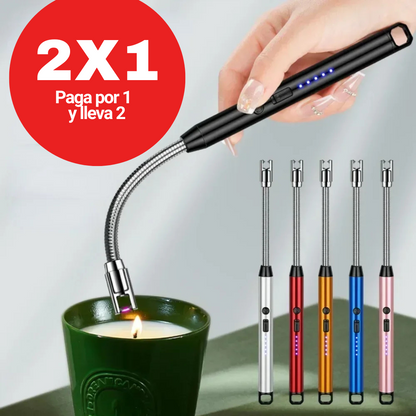 2x1 FlameMaster™ |Encendedor USB Recargable