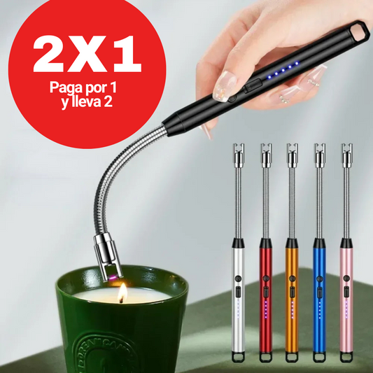 2x1 FlameMaster™ |Encendedor USB Recargable