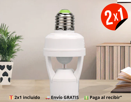 2x1 SensorGlow™ Portalámparas con Sensor Inteligente